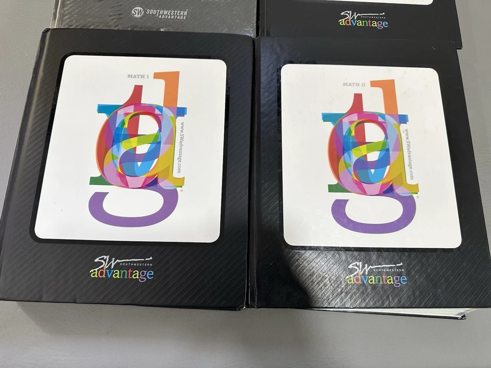 Lot of 4 Southwestern SW Advantage Science Social Studies & Language Math I II - Image 4 of 4