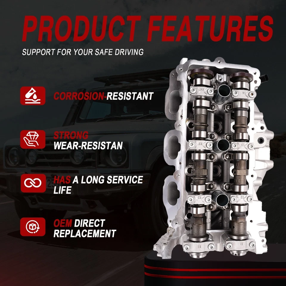 Engine Cylinder Head With Camshaft Assembly For Dodge Chrysler Jeep 3.6L - Image 3 of 4