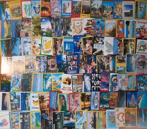 100x Bulk Lot Souvenir PLAYING SWAP CARDS Australia USA Canada