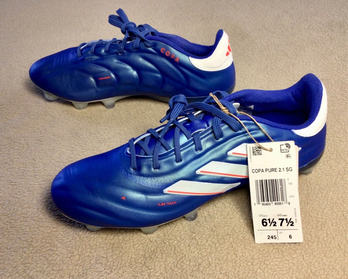 Men's 6.5/Womens 7.5 Adidas Copa Pure 2.1 SG 2 II Elite Men's 6.5/Womens 7.5 Adidas Copa Pure 2.1 SG 2 II Elite