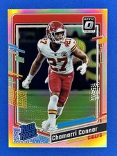 2023 Donruss Optic #255 Chamarri Conner Rated Rookie Silver Prizm RC Chiefs