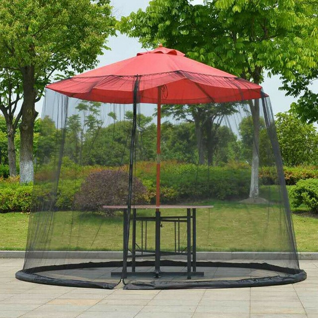 9 X9 Mosquito Netting Bug Mesh Net For Outdoor Patio Offset Umbrella Gazebo Top For Sale Online Ebay
