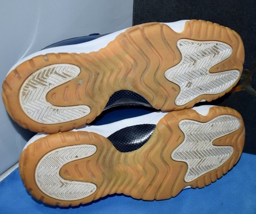 Air Jordan 11 Retro Low BG Size 6.5Y Midnight Navy & White Gum 528896-405 ~W2#13 - Picture 9 of 11