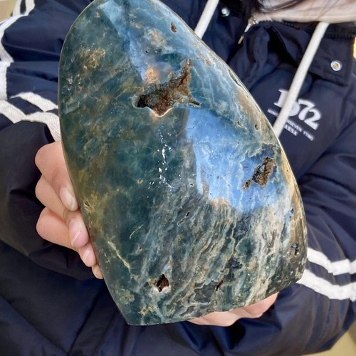 2.97LB Natural Polished Orbicular Ocean Jasper Rough Reiki Healing - 第 13/13 張圖片