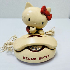 SANRIO Hello Kitty Dial Telephone Retro Vintage 1980's Japan Rare Used Tamura