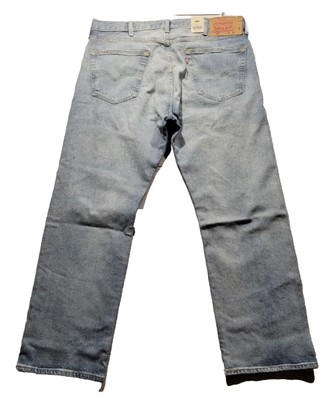 Levis 501 Original Stretch Blue Jeans Mens 38x34 Stone Wash 