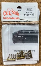 Pennsylvania RR Antenna Support EMD E8 Diesels Brass Cal Scale 190-412 HO Model