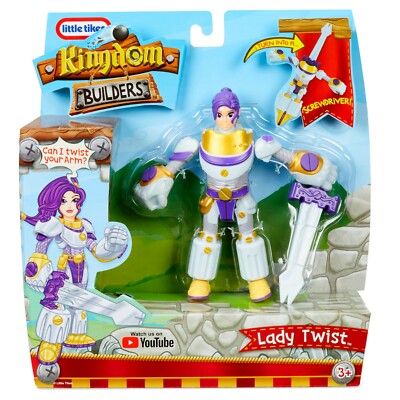 LITTLE TIKES Kingdom Builders LADY TWIST Turns Into A Screwdriver New