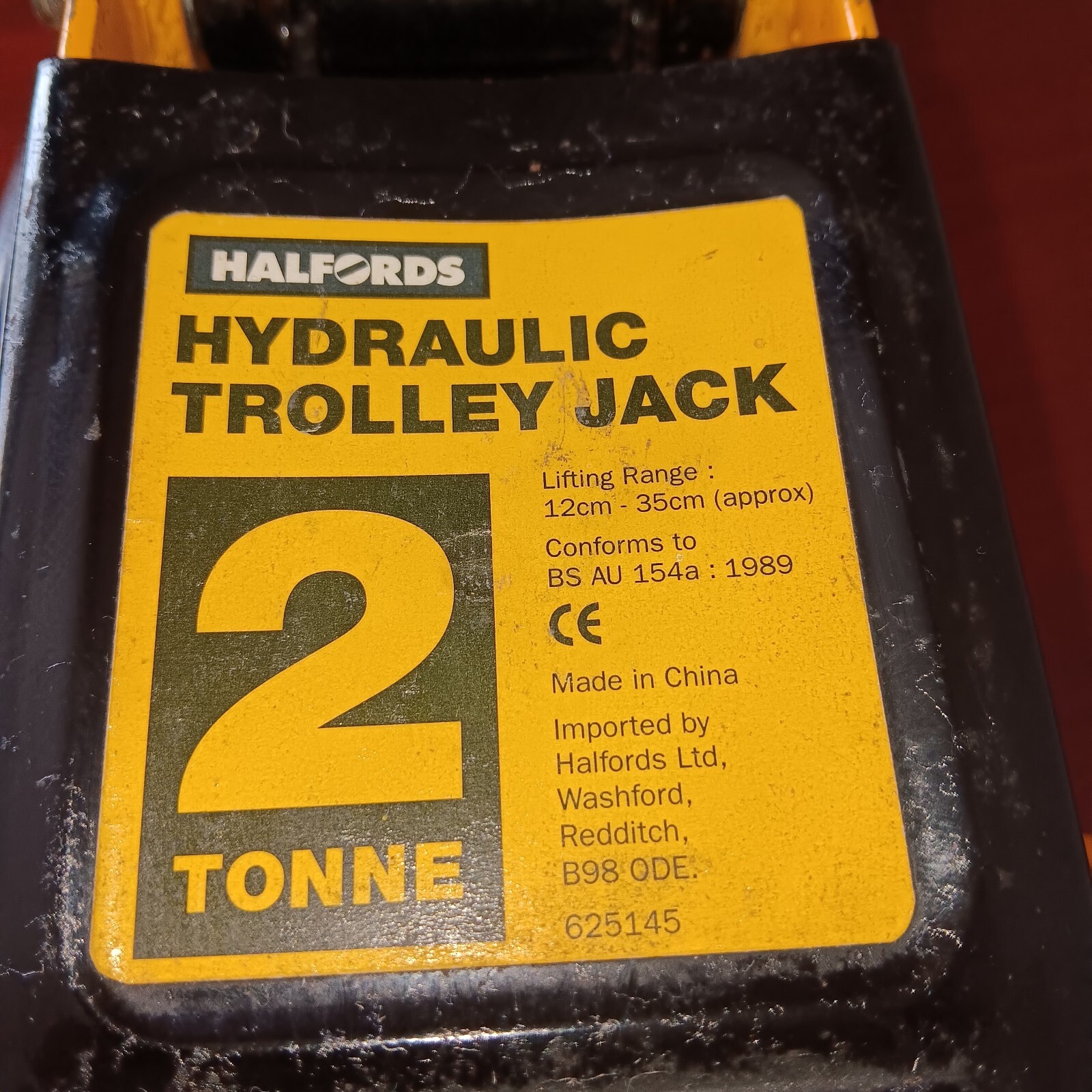 Halfords 2 Tonnes Hydraulic Trolley Jack with Axle Stands eBay