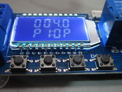 Digital Time Delay Relay Trigger Cycle Display Timer 1 sek - 9999 . DC 6-30 V