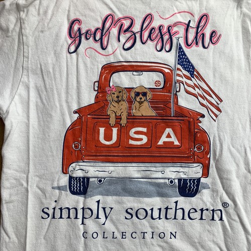 simply southern god bless the usa shirt