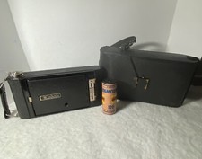 Vintage Pocket Kodak Junior, 1913-1914 includes original film, and case. 