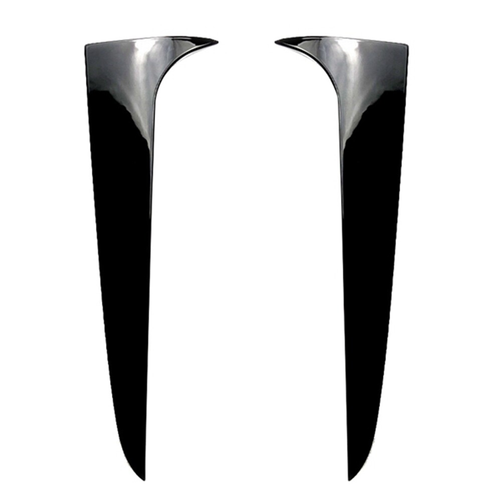 Car Rear Behind Window Spoiler Side Strip Cover Trim Exterior Refit Kit for7902