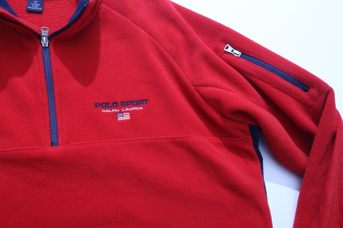 EUC XL Vintage 90's Ralph Lauren Polo Sport Half Zip Fleece EUC XL Vintage 90's Ralph Lauren Polo Sport Half Zip Fleece