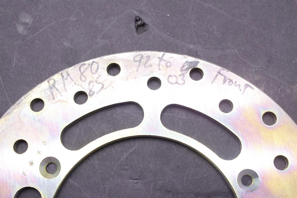92 SUZUKI RM80 NEW AFTERMARKET REAR ROTOR BACK BRAKE DISC - Image 3 of 4