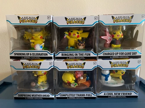 Pokémon Center - A Day with Pikachu  Set of 6 - Sealed - New
