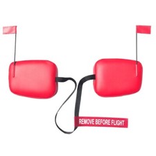 Beechcraft Musketeer C23 Cowl Plugs w/ RBF Streamer (Color: Red)