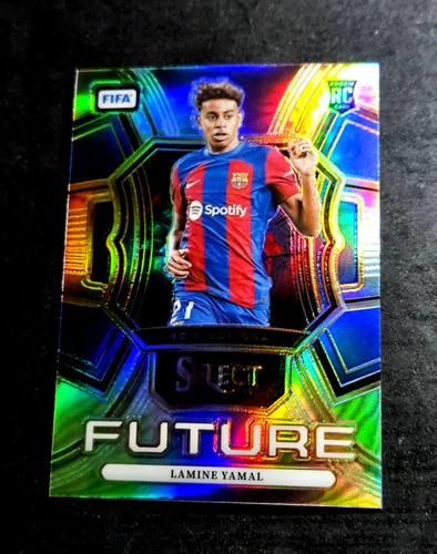 2023/24 Panini Select Future Lamine Yamal Rookie Silver Prizm RC MINT #22 💥💥