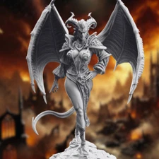 Female Succubus DnD Mini | Demon Queen | Multiple scales | By DM Stash
