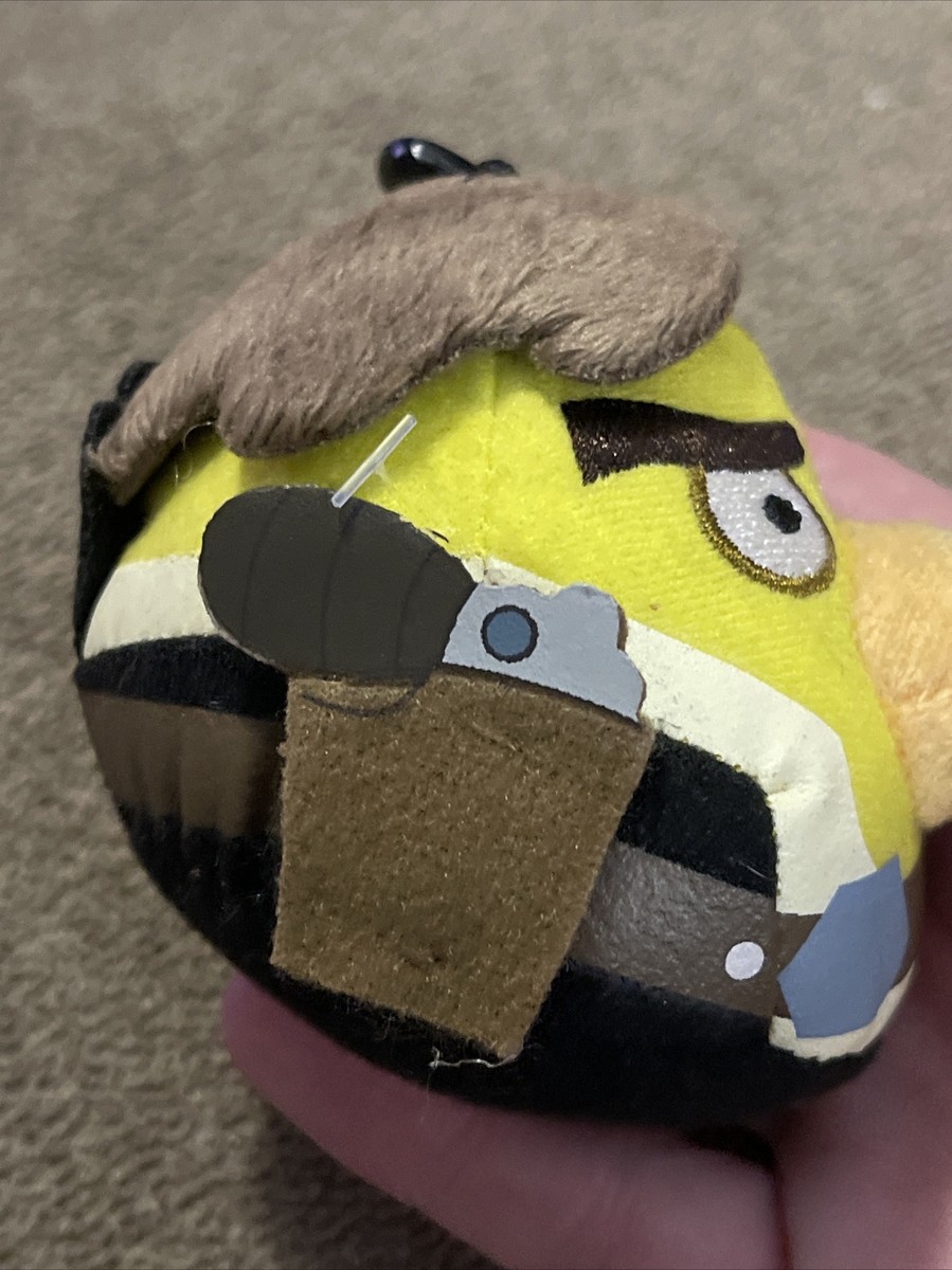 Angry Birds Star Wars Clip On Plush Han Solo Backpack Yellow Bird