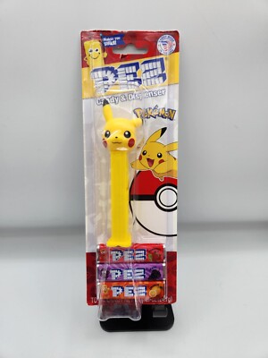 2019 PEZ Nintendo Pokémon Pikachu Yellow Candy & Dispenser NEW EXP 02/28