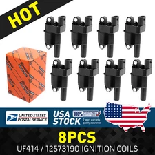 For GMC Savana 1500 2008-2012 UF414 12573190 1788407 8Pcs Ignition coils