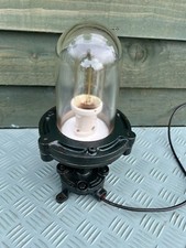 Vintage Industrieleuchte Revo explosionsgeschützt ex Mine Öltanker Sicherheit.
