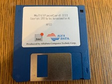 MULTIFACECARD III PROGRAM AMIGA COMPUTER 3.5" INCH FLOPPY S TESTED EXC COND