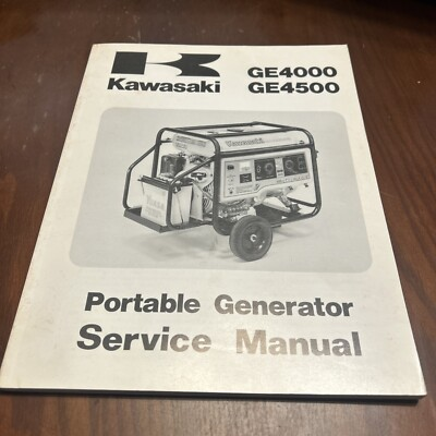 #ad Kawasaki GE4000 GE4500 Portable Generator Service Manual $31.69