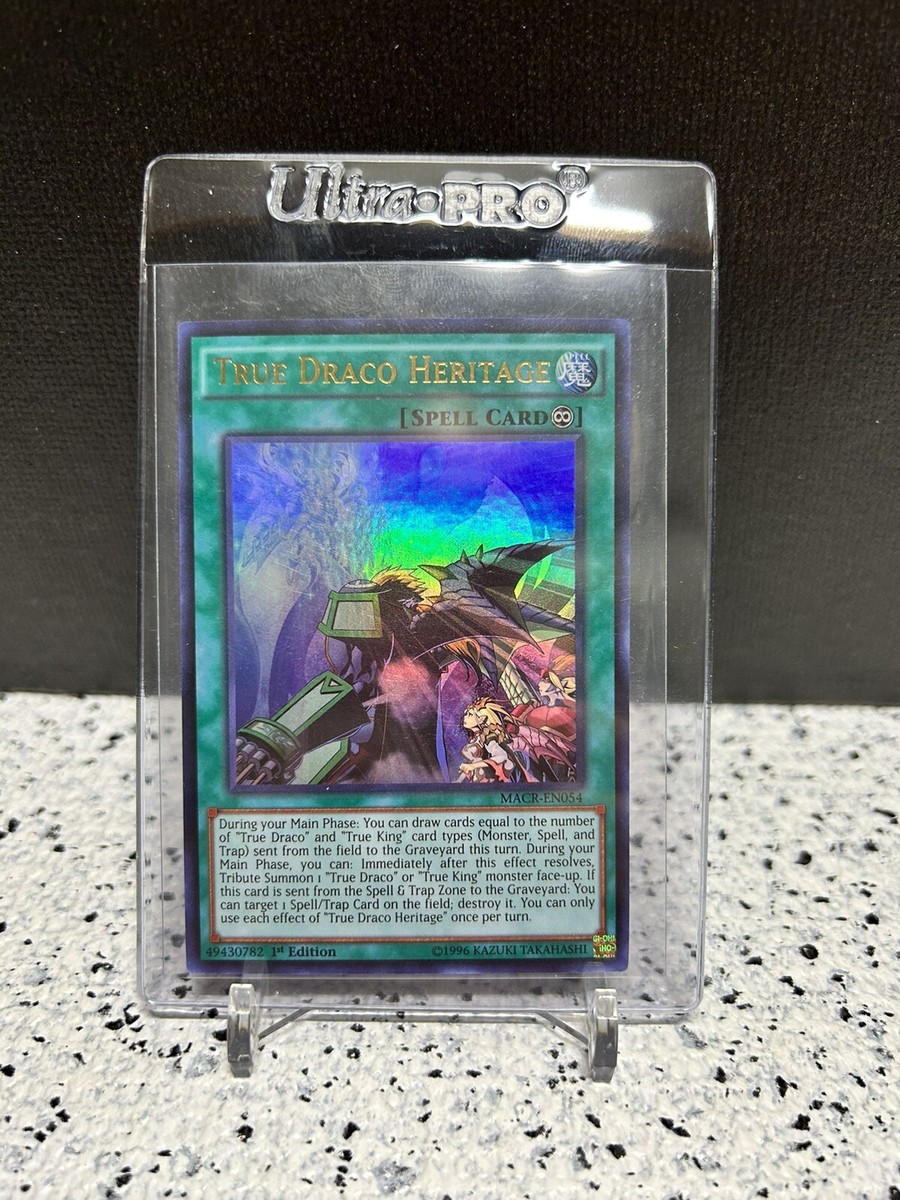 Yugioh True Draco Hertiage Macr-en054 | eBay