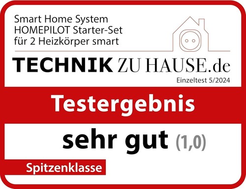 HOMEPILOT Heizung Smart-Home-Set - 2X Heizkörper-Thermostat, 1x Fensterkontakt - Bild 7 von 7
