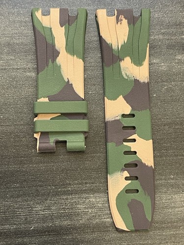 AUDEMARS PIGUET DIVER CAMO RUBBER STRAP 30x24MM (For 44MM AP Offshore)