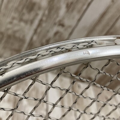 Ancienne raquette de tennis en aluminium Slazenger 1754 M 4 1/2 avec housse