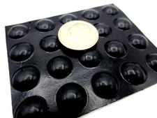 Stick-On Durable Polyurethane 3/8" Pad, 1/8" Tall, Long Lasting! Free Shipping!