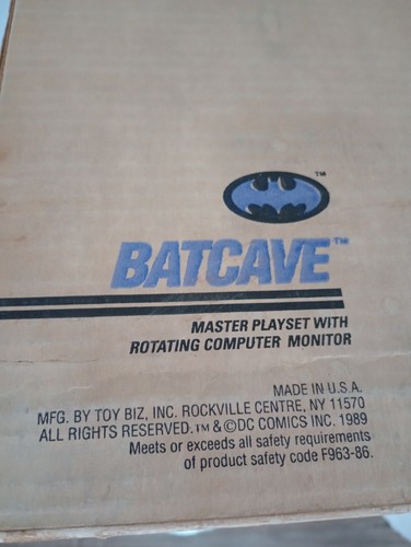 Vintage Toy Biz Batman Batcave Master Playset 1989 Kenner DC - FACTORY SEALED  - Picture 10 of 16