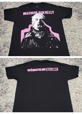 NWOT 2022 Machine Gun Kelly Mainstream Sellout MEN XL Two Sided Tour T Shirt