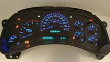 2003 2004 2005 DURAMAX DIESEL 2500HD 3500HD PICKUP TRUCK BLUE LED SPEEDOMETER WB