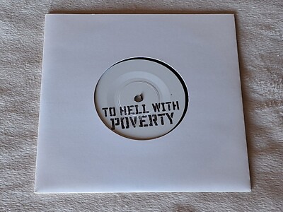 Punk 7'': Gang Of Four TO HELL WITH POVERTY **Excellent Audio** UK White Label 