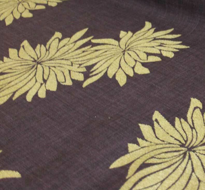 Polsterstoff Dekostoff Bezugsstoff Providence braun mit Muster Meterware - Bild 3 von 4