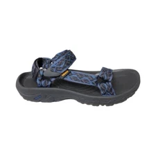 Teva Men's Hurricane 4 Wavy Trail Navy Blue Hiking Sandals 1093379 Men's 8