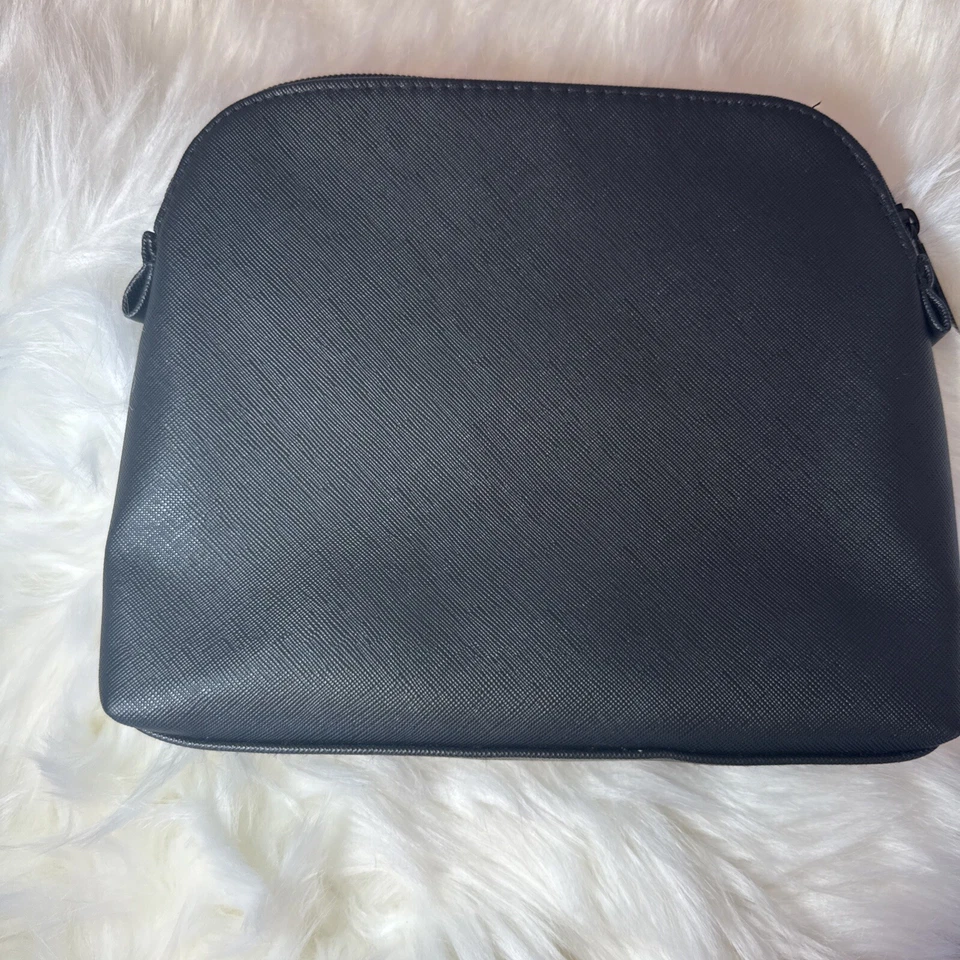 Bolsa de cosméticos Nordstrom a rayas con amapolas rojas (talla 9 pulgadas X 7) Foto 2 de 4