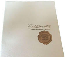 1978 Cadillac Sales Brochure Dealer Advertising Galles Albuquerque New Mexico