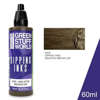 Dipping ink 60 ml - SKELETON BROWN DIP - Contrast instant speed paint glaze