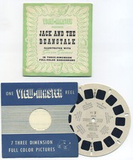 Jack and the Beanstalk 1951 View-Master Single Reel FT-3 and Story Booklet