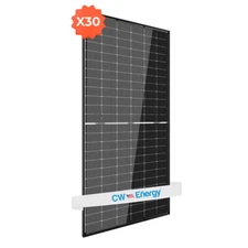 $180/PANEL FREE SHIPPING CWEnergyT545W Black (30)Solar Panels, Bifacial, $0.33/W