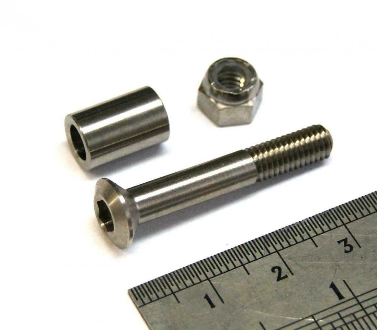 TITANIUM CLUTCH BRAKE LEVER PIVOT BOLT M5 X 25MM KTM MX 125 EXC