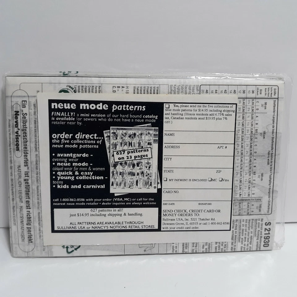 Neue Mode Young Collection Vest Button Shirt pants sewing pattern 36-46 10-20 - Image 3 of 3