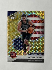 2020-21 MOSAIC BASKETBALL JAYSON TATUM NATIONAL PRIDE REACTIVE YELLOW MOSAIC 254