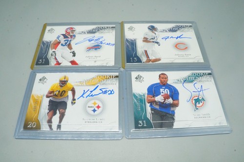 2009 UPPER DECK SP AUTHENTICS FOOTBALL ROOKIE AUTO LOT 15 CARDS ALL /999 - Picture 6 of 7