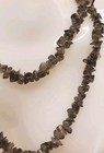 Smokey Quartz Nucket Beaded Necklace 11.5 Inches — photo 2
